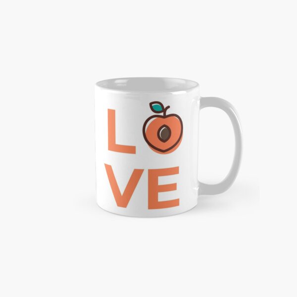 Love Apricot Fruit Classic Mug
