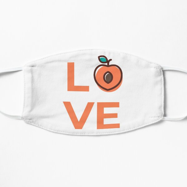 Love Apricot Fruit Flat Mask