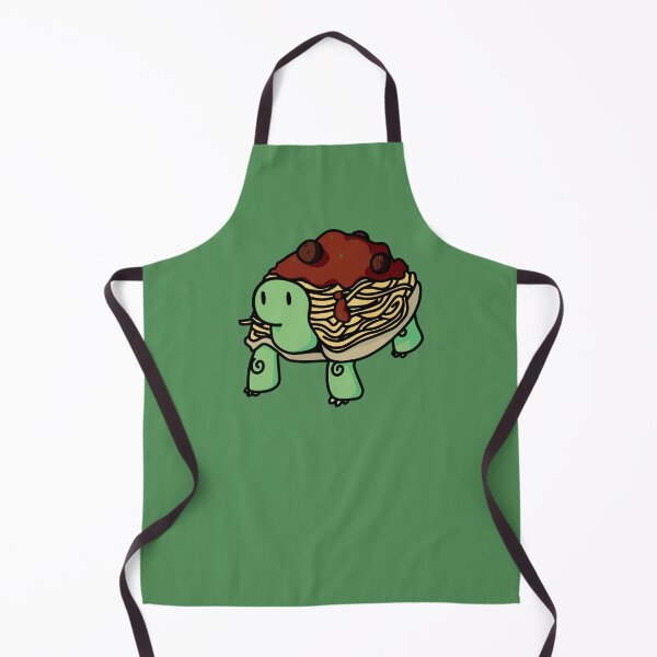 Item preview, Turtle Noodle Cute Spaghetti and Meatball Topped Tortoise designed and sold by picadillyprints.