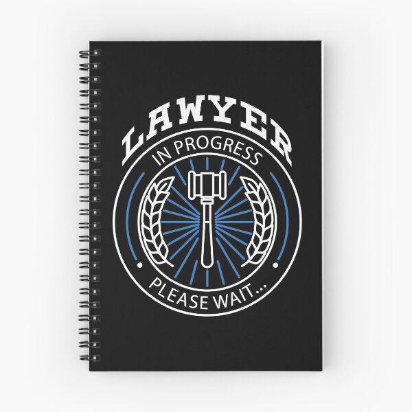 Item preview, Funny Lawyer in Progress Gift design | Law School Apparel print designed and sold by Lisbob.