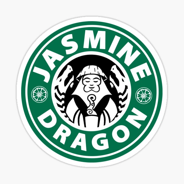 the jasmine dragon Sticker
