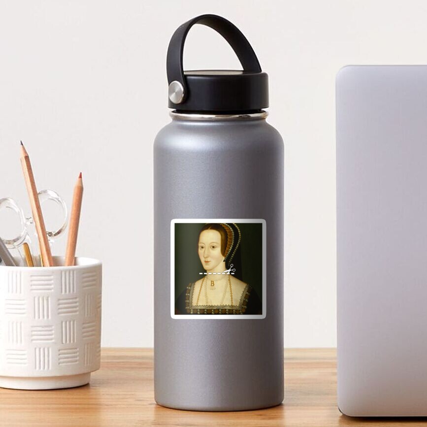 Cut Here - Anne Boleyn Sticker