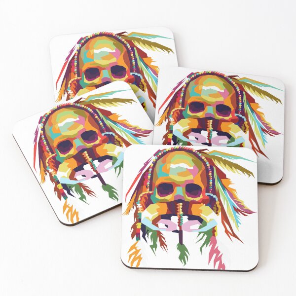 Item preview, Traditional tribe skull designed and sold by Maxwarni.
