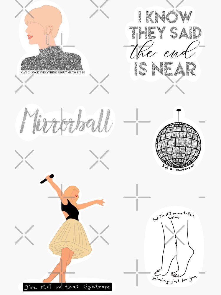 Taylor Swift Sticker Sheet