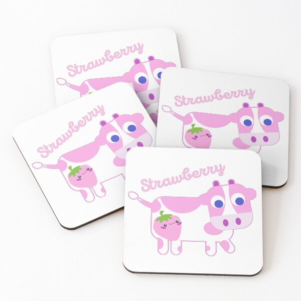 Item preview, Blue-eyed Strawberry Cow designed and sold by TeeZoneZtore.