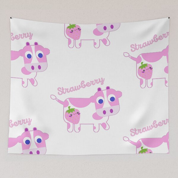 Item preview, Blue-eyed Strawberry Cow designed and sold by TeeZoneZtore.