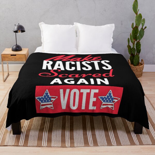 Item preview, Vote Make Racists Scared Again designed and sold by Michelle  Brewster.