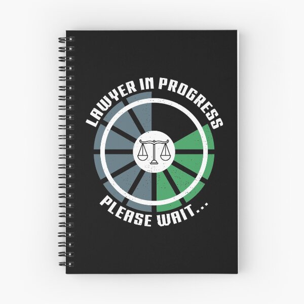 Item preview, Funny Lawyer in Progress Gift design | Law School Apparel print designed and sold by Lisbob.