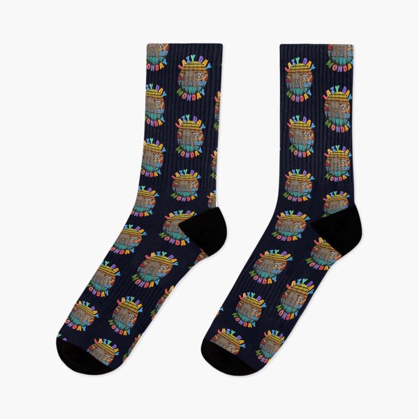 Item preview, Lazy day monday retro sleeping sloth on tree designed and sold by GoodyLeo.