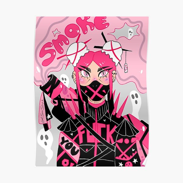 Aesthetic Gun Girl Posters Redbubble