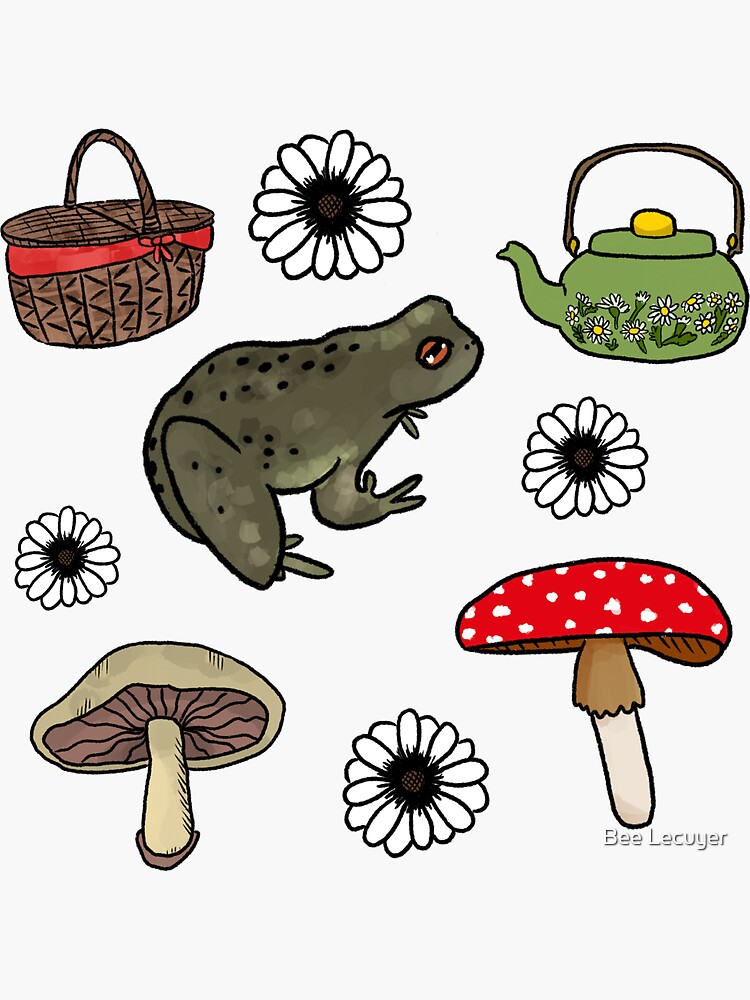 Apple cottagecore sticker pack