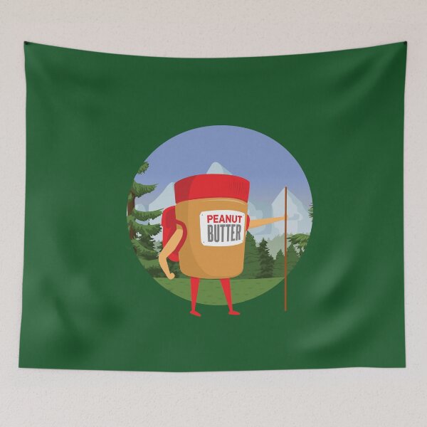 Item preview, Hiking Peanut Butter designed and sold by AdventurePrints.