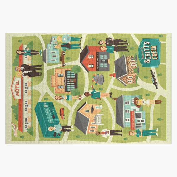 Town map Jigsaw Puzzle