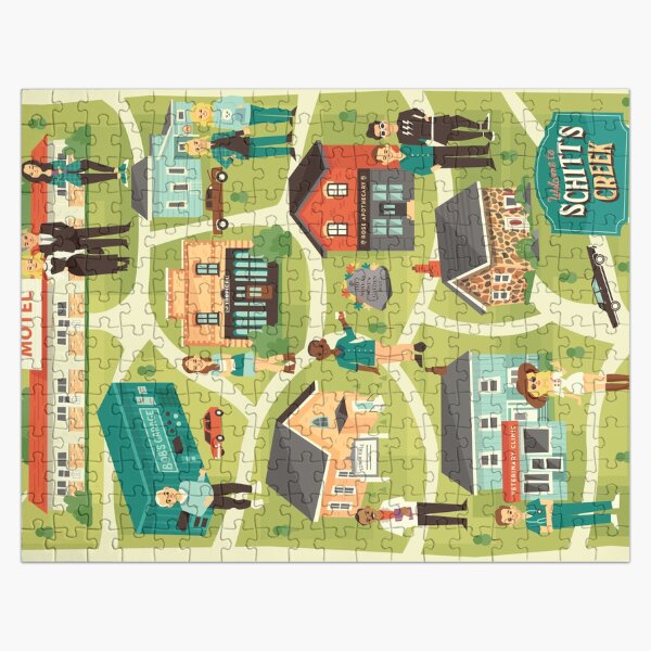 Town map Jigsaw Puzzle