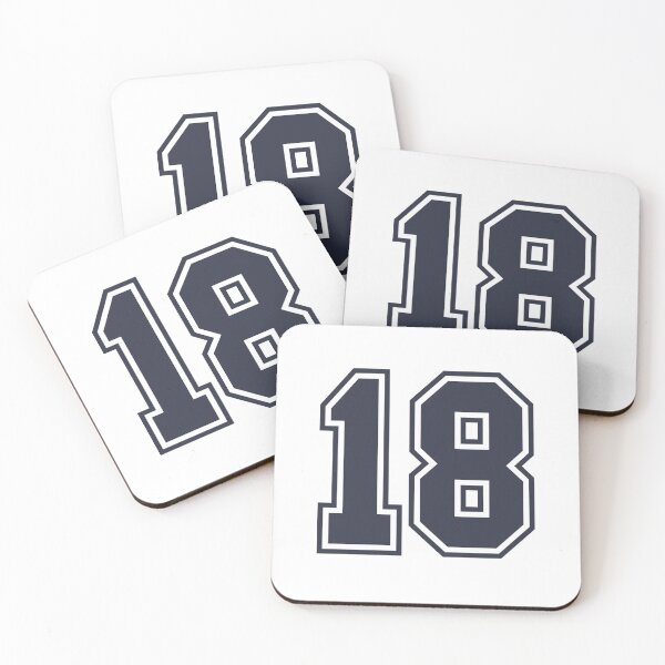 Item preview, 18 Sports Number Eightteen designed and sold by HelloFromAja.