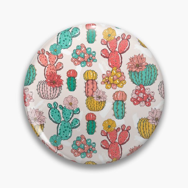 Item preview, Colorful Cactus Pattern designed and sold by Vector Scout Lab.