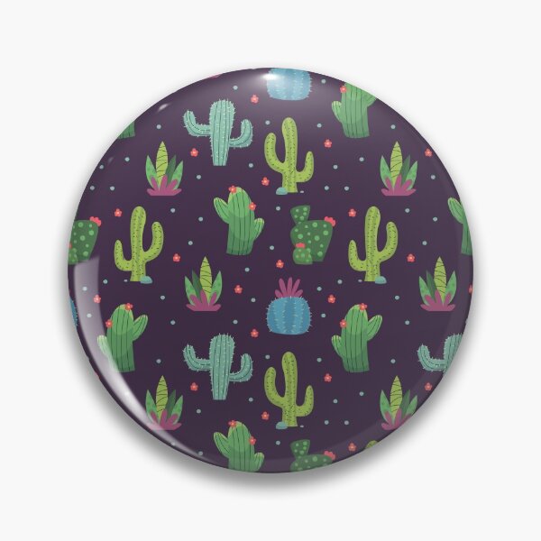 Item preview, Cartoon Cactus Pattern designed and sold by Vector Scout Lab.