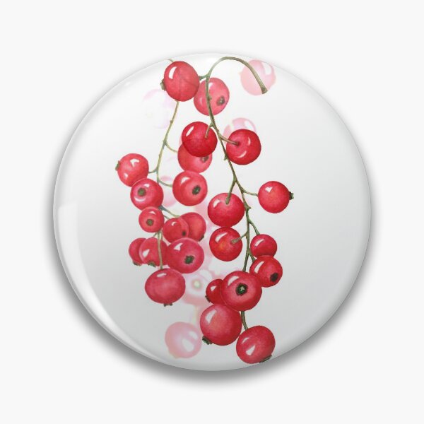 Item preview, cute watercolor red currant bunches designed and sold by AsyaTury.