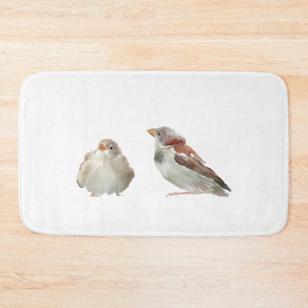 Item preview, Vader en dochter mussen /Father and Daughter Sparrows designed and sold by IngaCrowl.