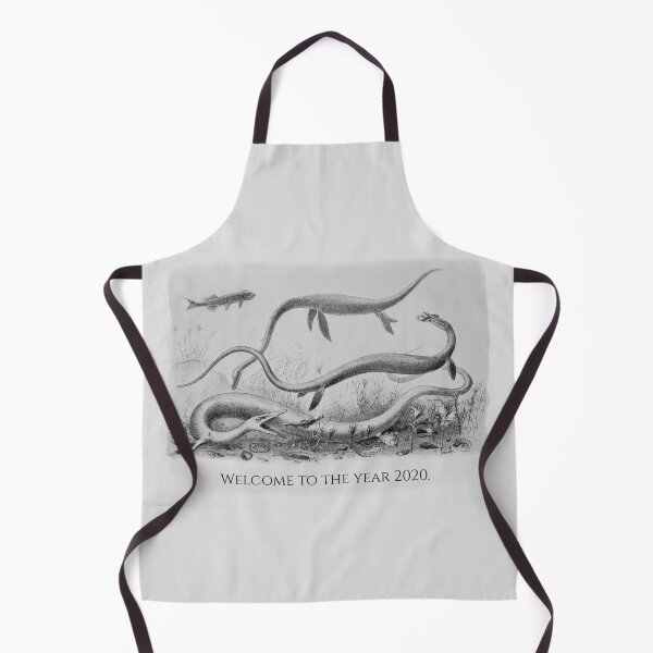 Item preview, Welcome to the Year 2020 With Vintage Illustration of Feasting Sea Serpents designed and sold by TheCurators.