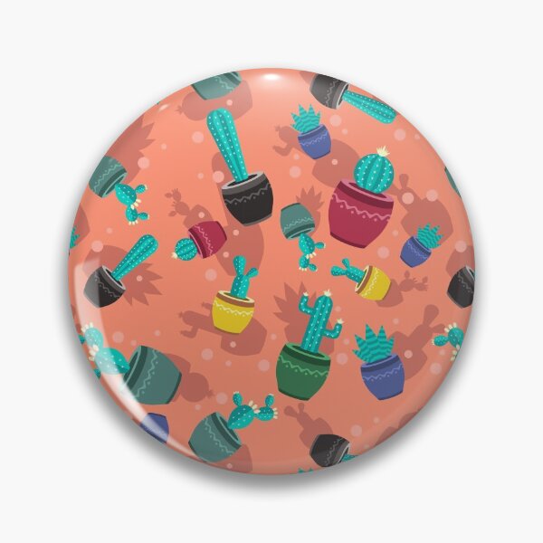 Item preview, Colorful Cactus Pattern designed and sold by Vector Scout Lab.
