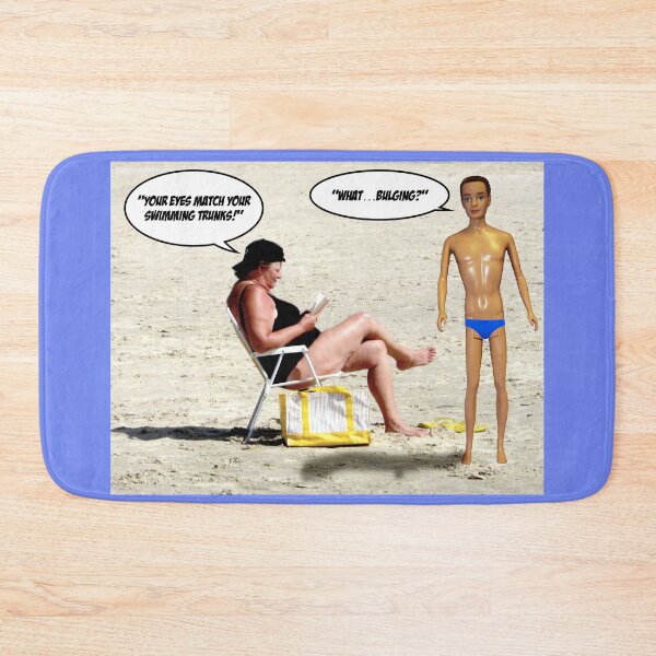 Item preview, Your Eyes Match Your Swimming Trunks - Bulging! Funny Beach Humour! designed and sold by loveplasticpam.