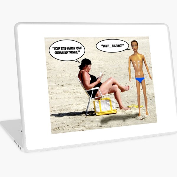 Poster for Sale avec l'œuvre « Vos yeux correspondent à votre maillot de  bain - bombé! Humour drôle de plage! » de l'artiste loveplasticpam
