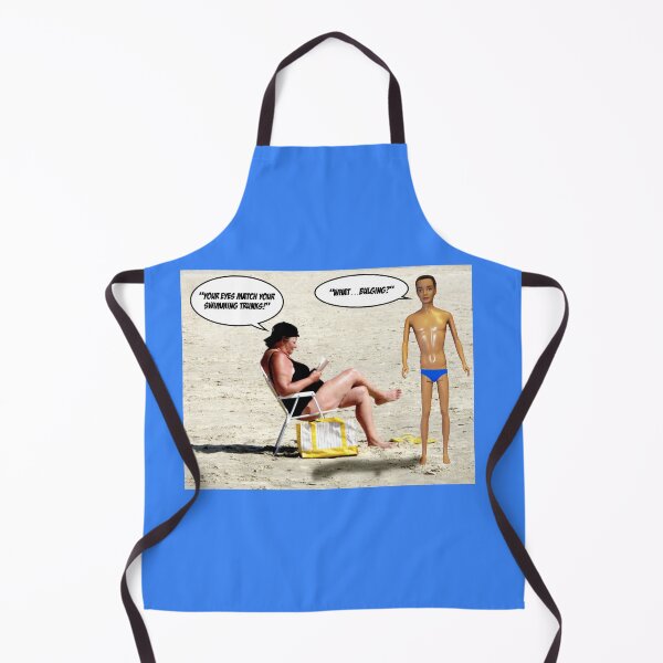 Item preview, Your Eyes Match Your Swimming Trunks - Bulging! Funny Beach Humour! designed and sold by loveplasticpam.
