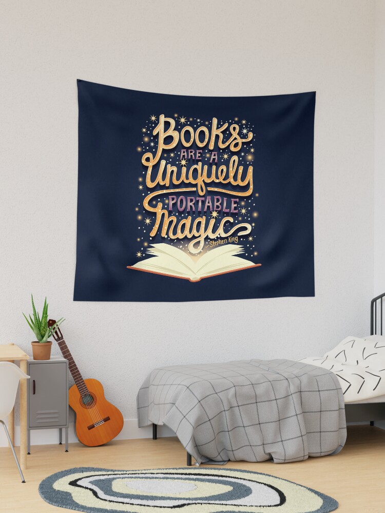 Thumbnail 1 of 3, Tapestry, Books are magic designed and sold by risarodil.