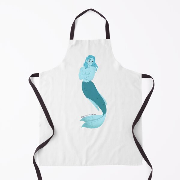 Item preview, Little blue mermaid designed and sold by Jessica Villalobos.