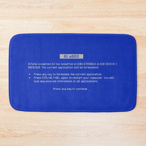 Item preview, Blue Screen of Death (BSOD) GLaDOS Edition designed and sold by kentliau.