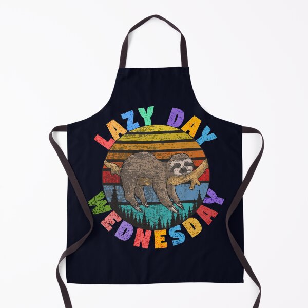 Item preview, Lazy day wednesday retro sleeping sloth on tree designed and sold by GoodyLeo.