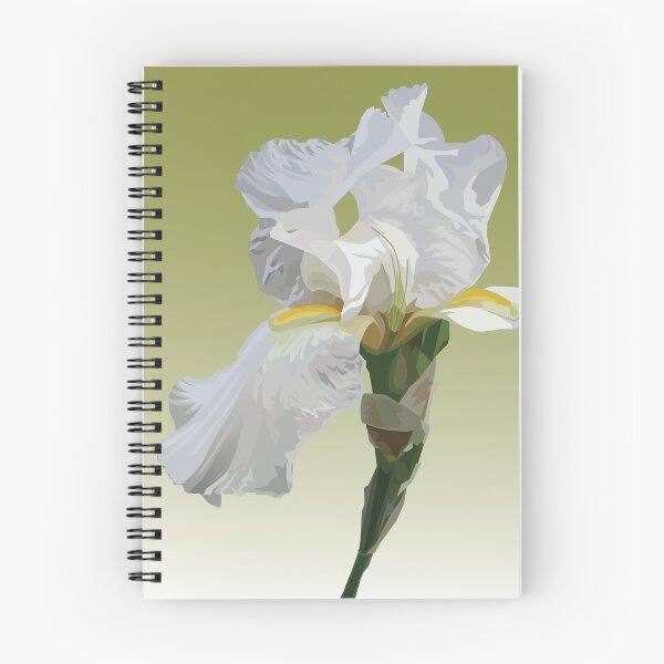 Item preview, White Iris (Green) designed and sold by designworksnapa.