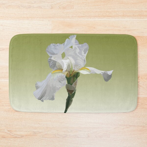 Item preview, White Iris (Green) designed and sold by designworksnapa.