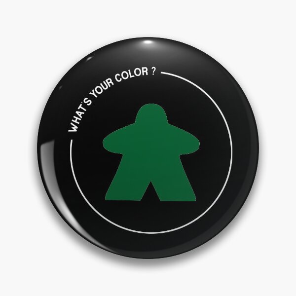 GReen meeple - what's your color ? Pin