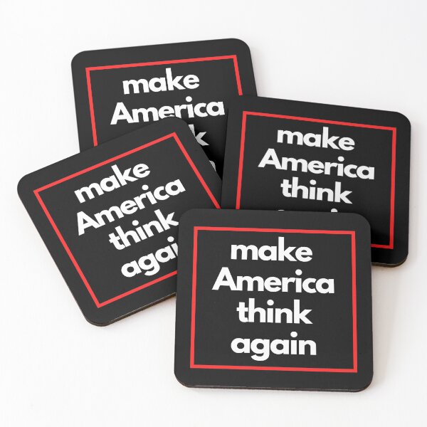 Item preview, Make America Think Again designed and sold by FunShirtDesigns.