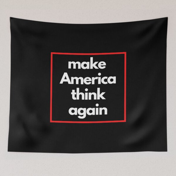 Item preview, Make America Think Again designed and sold by FunShirtDesigns.