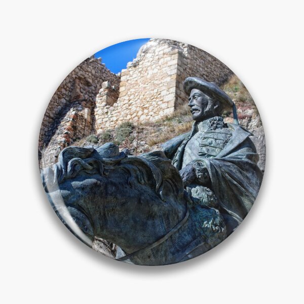 Item preview, Statue at Morella Castle, Castellon, Spain designed and sold by AndrewJonesFoto.