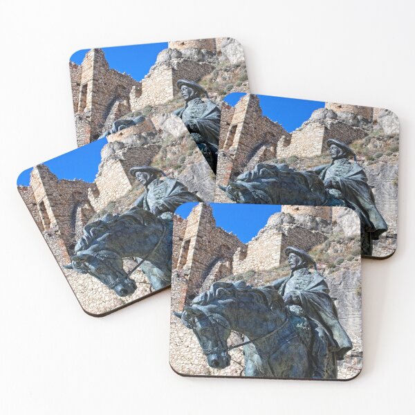 Item preview, Statue at Morella Castle, Castellon, Spain designed and sold by AndrewJonesFoto.