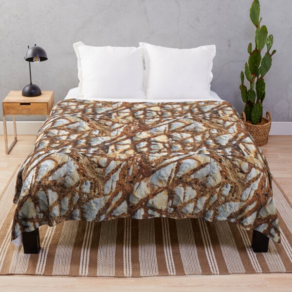 Item preview, Orange rock abstract checkers designed and sold by Naturevibez.
