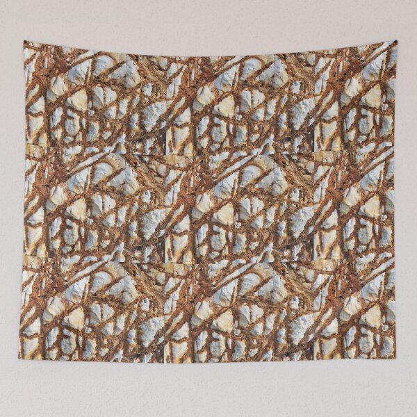 Item preview, Orange rock abstract checkers designed and sold by Naturevibez.