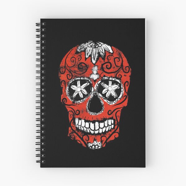Item preview, Red Sugar Candy Skull designed and sold by paislee.