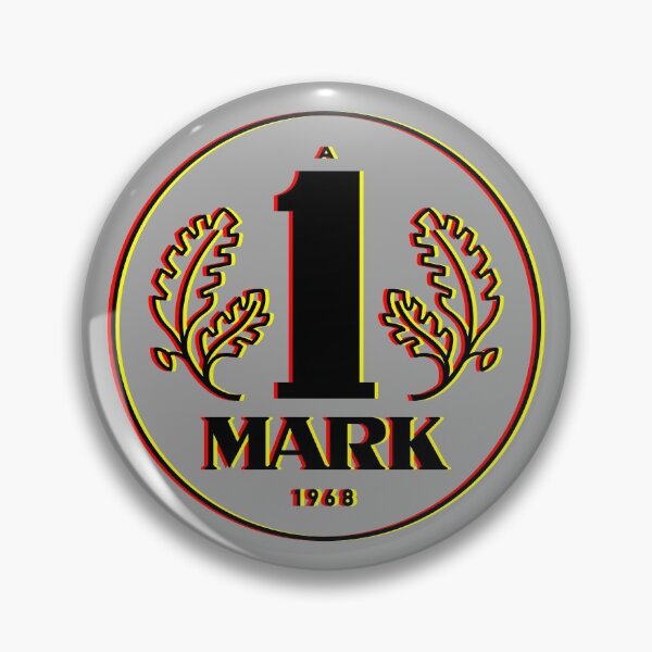 Item preview, Ostmark 3D black red gold designed and sold by VEB Ostladen.