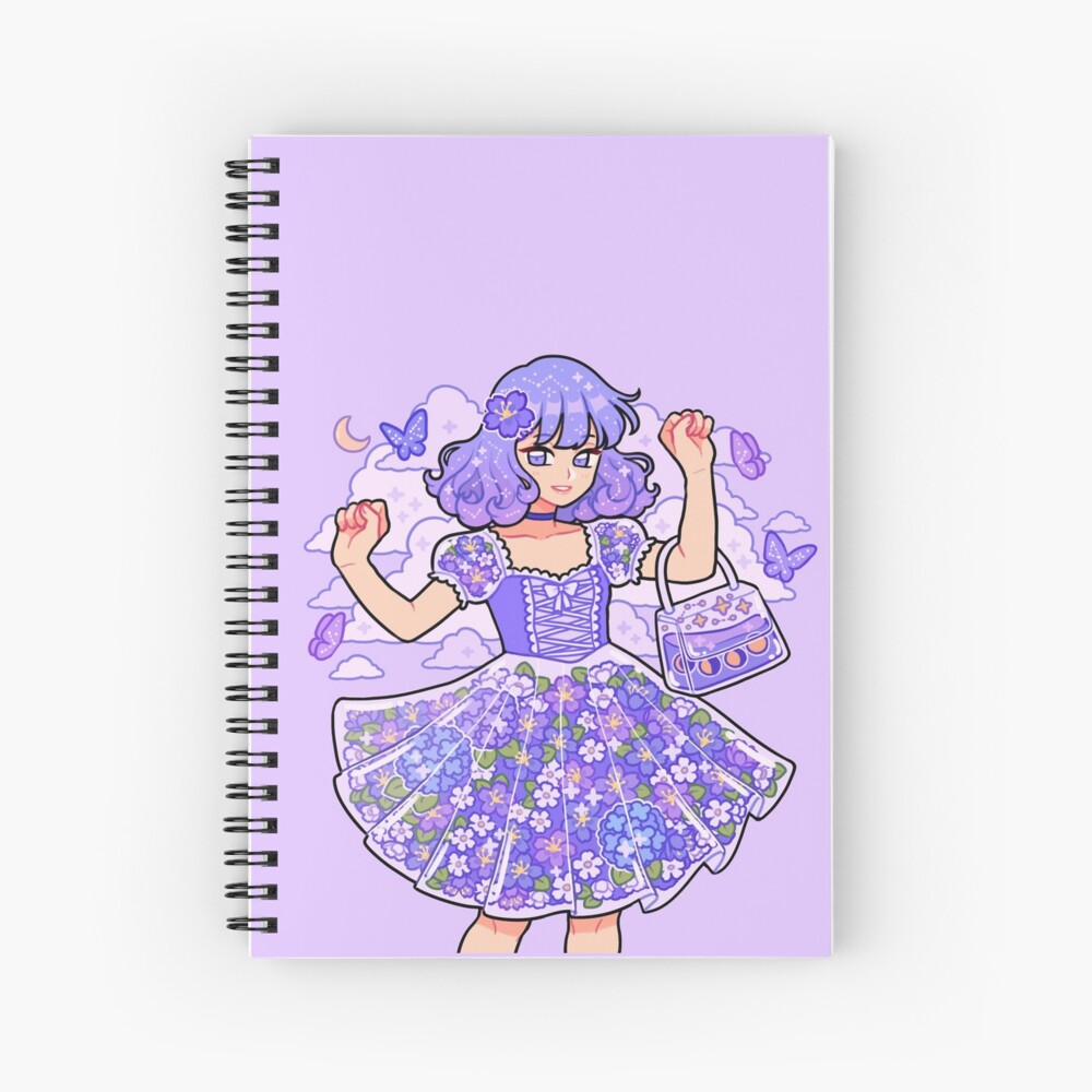 flower dress  | Spiral Notebook