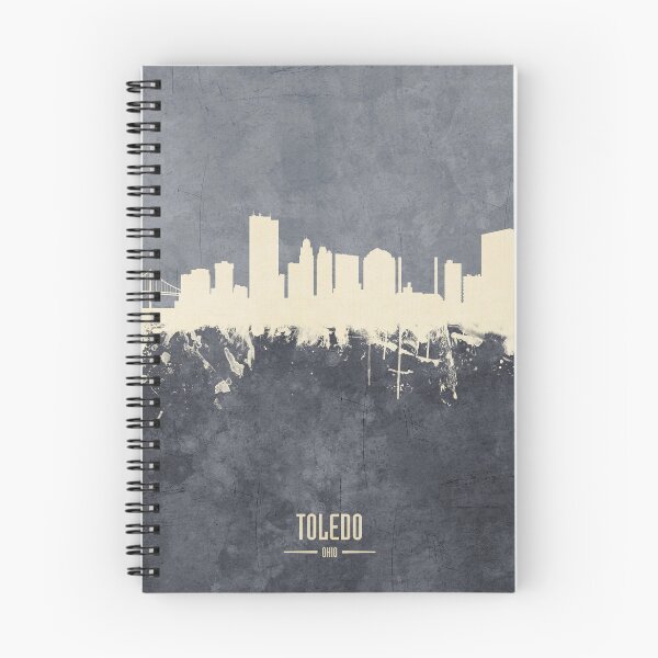 Aperçu de l'œuvre Toledo Ohio Skyline créée et vendue par ArtPrints.