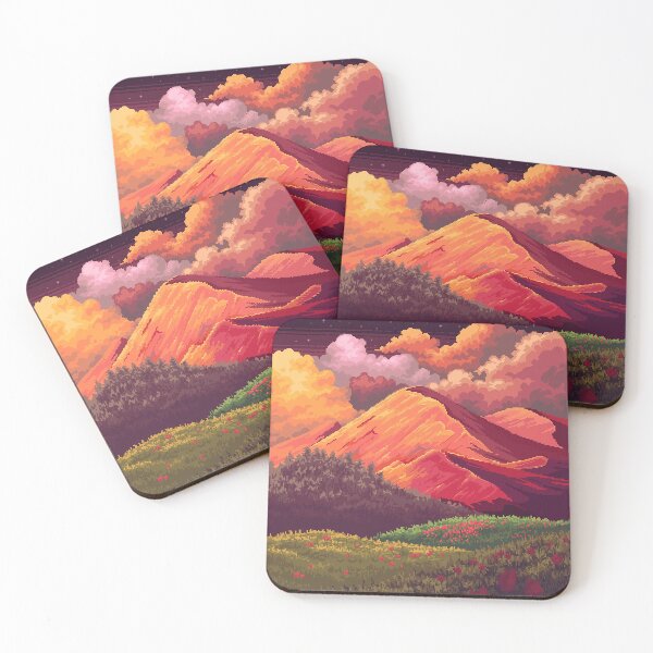 Item preview, Colorful mountain designed and sold by Erienstrf.