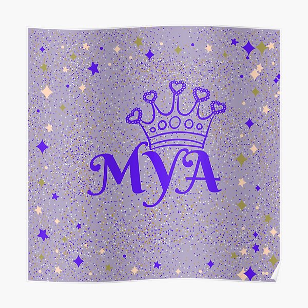 Mya Name Posters | Redbubble