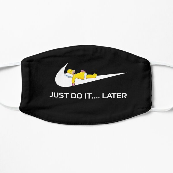 Parody Logo Just Do It Later Mask