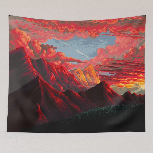 Item preview, Pixel sunset designed and sold by Erienstrf.
