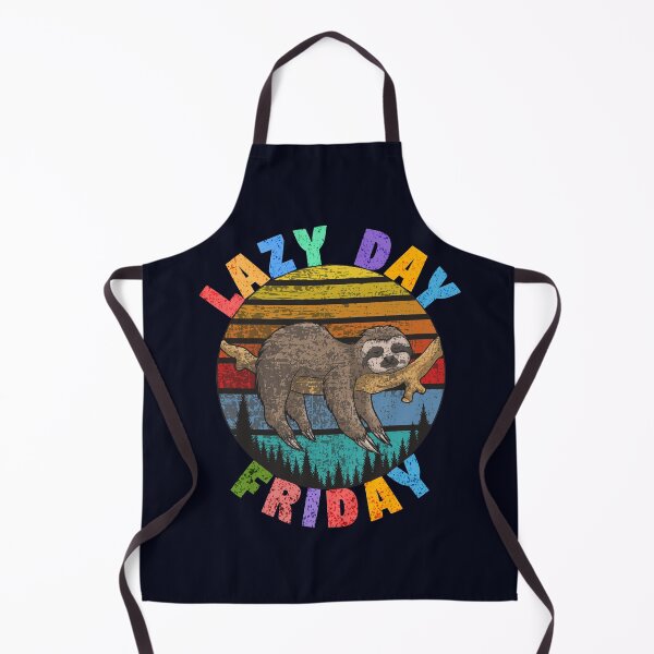 Item preview, Lazy day friday retro sleeping sloth on tree designed and sold by GoodyLeo.